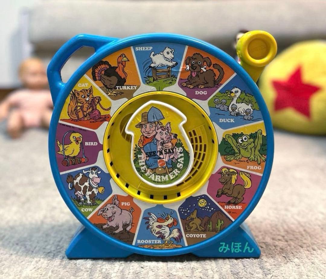 1989年マテル社 ヴィンテージトイ シーンセイ ディズニー トイ