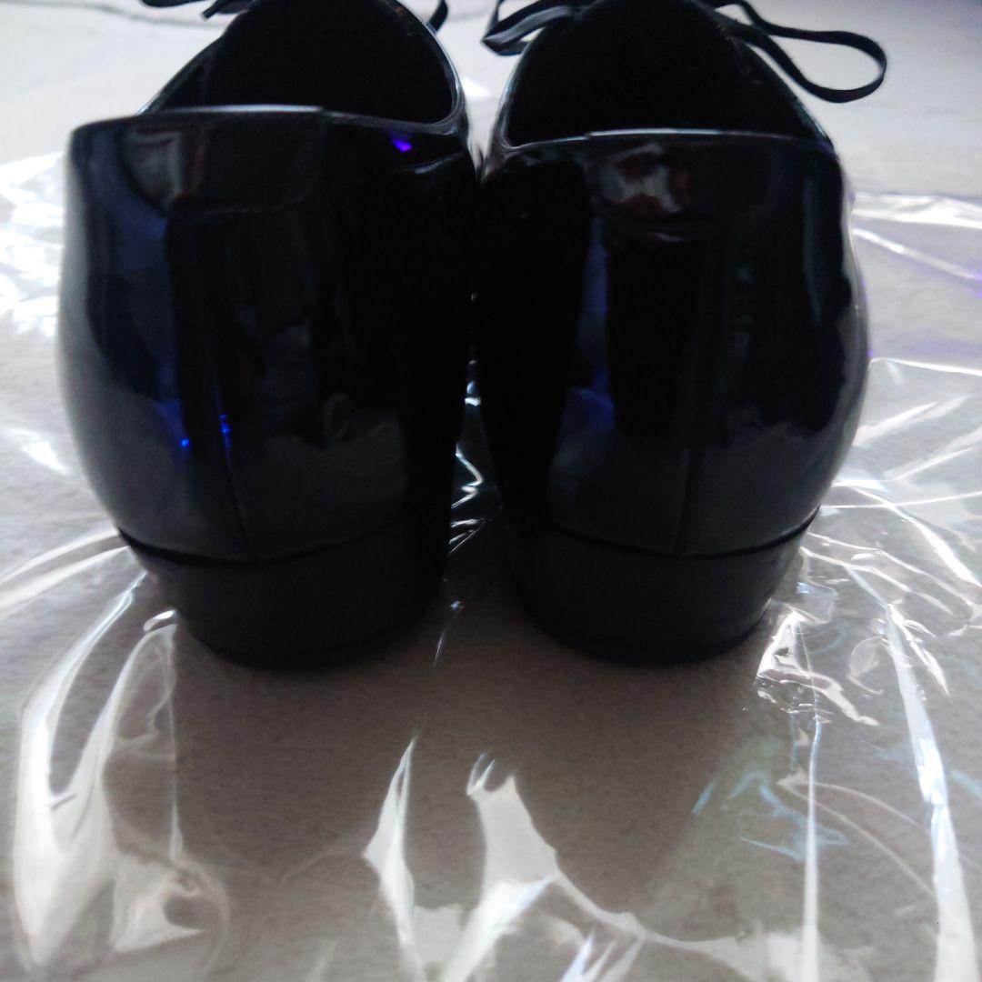 セリーヌ39（25.5）レオパードハラコポニーヘア切替パテントレザー