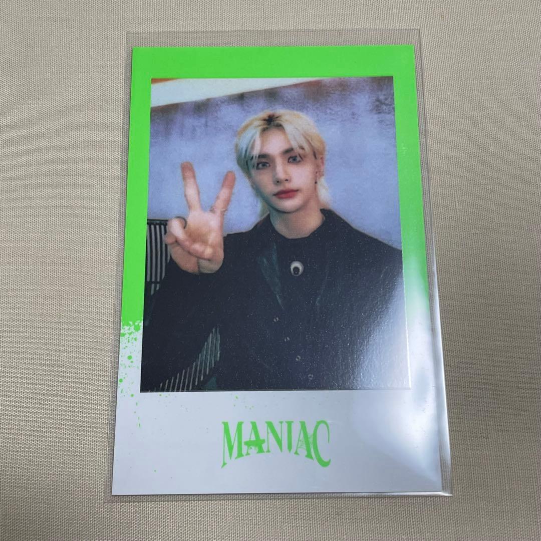 即購入可】Stray Kids MANIAC ポラロイド ヒョンジン - メルカリ