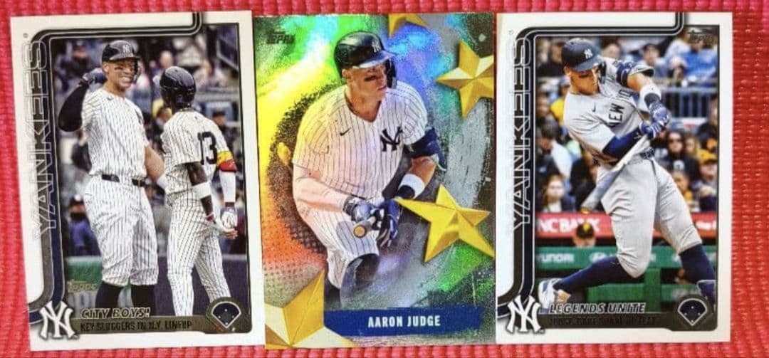 ニューヨーク・ヤンキース3枚セット ジャッジ インサート Topps MLB