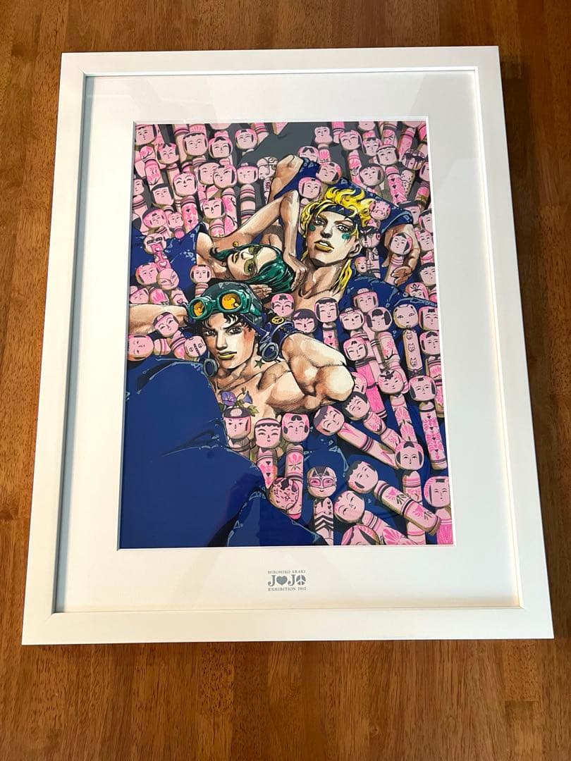 ジョジョ　複製原画　ジョセフ&シーザー＆リサリサ ジョジョ 複製原画 第二部 ジョセフ シーザー リサリサ ジョジョ展