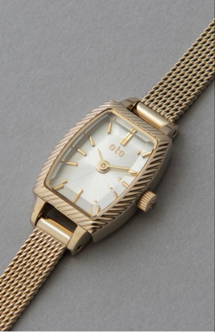 ete イエローゴールド メッシュバンド 腕時計 - メルカリ