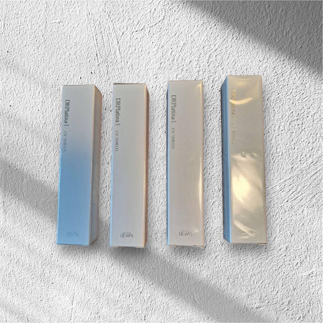 DR 新品！4本セット！DRデヴィアスプラチナUVシールドII薬用日焼け止め