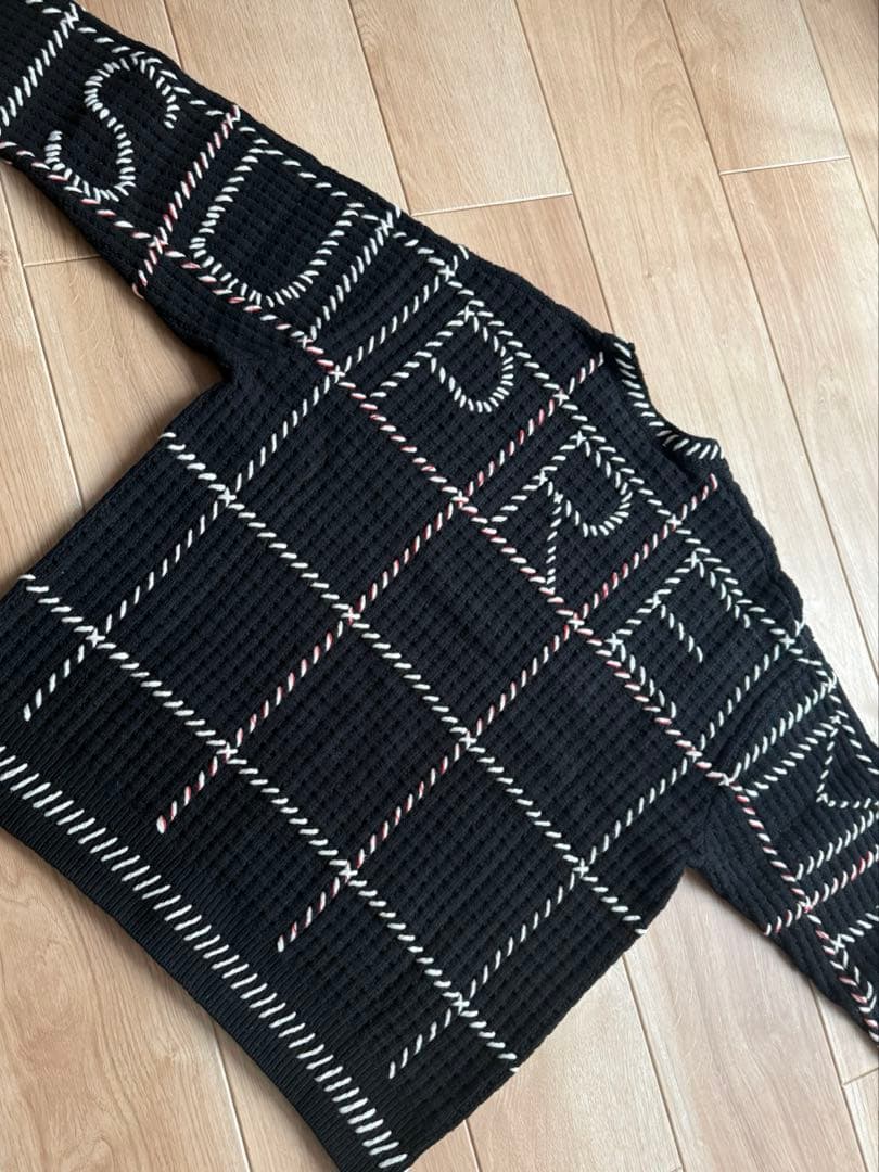 Supreme Quilt Stitch Sweater L Black23ss - メルカリ