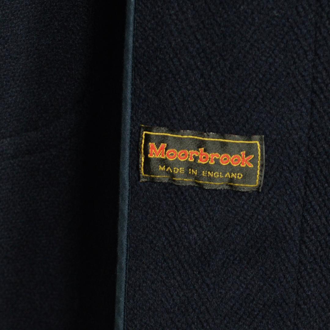 超貴重極上品 ムーアブルック製 カットパイル ダッフルコート ネイビー