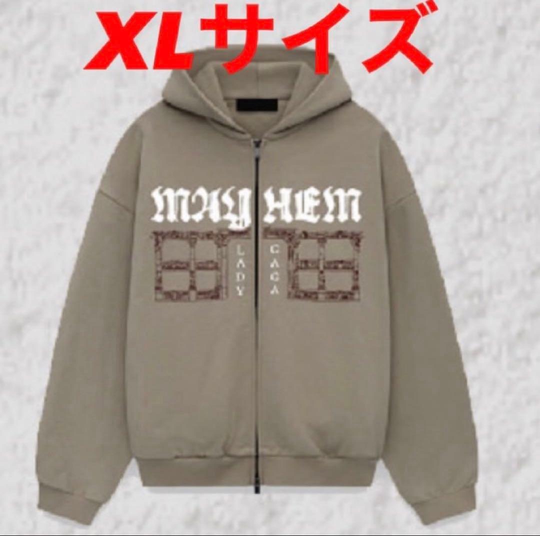 レディーガガ メイヘム グッズ ジップアップフーディー XLサイズ Amazon | 公式レディー・ガガ・メイヘム。 ジップパーカー