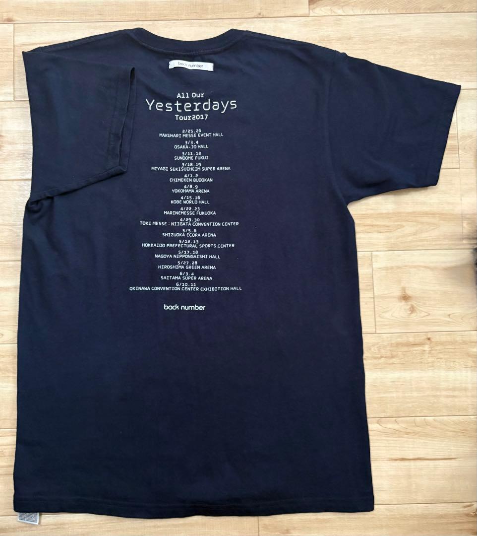 back number バックナンバー ツアーTシャツ 2017 M Tシャツ - メルカリ