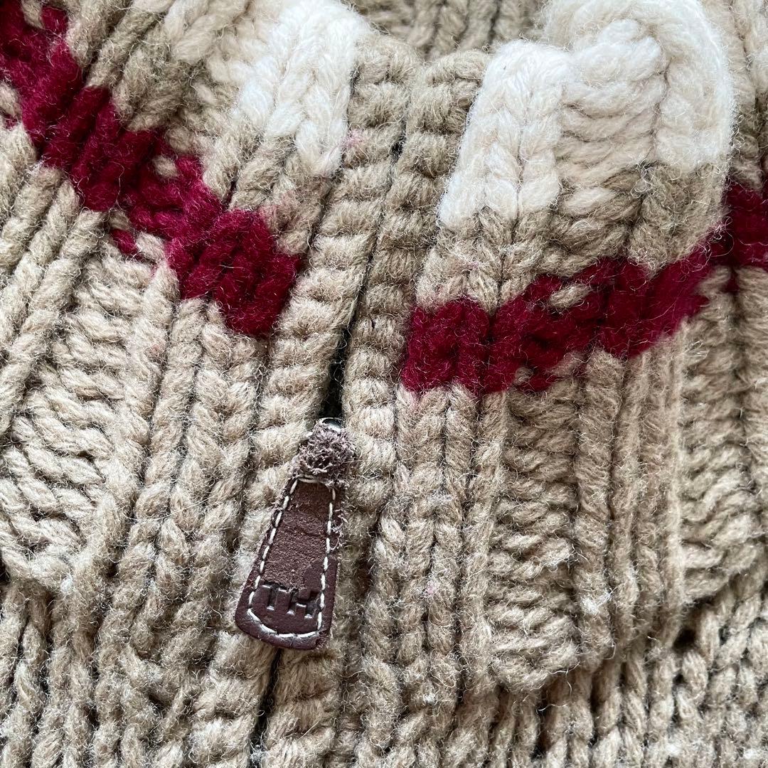 希少】トミーヒルフィガー ネイティブ柄 カウチン ドライバーズニット