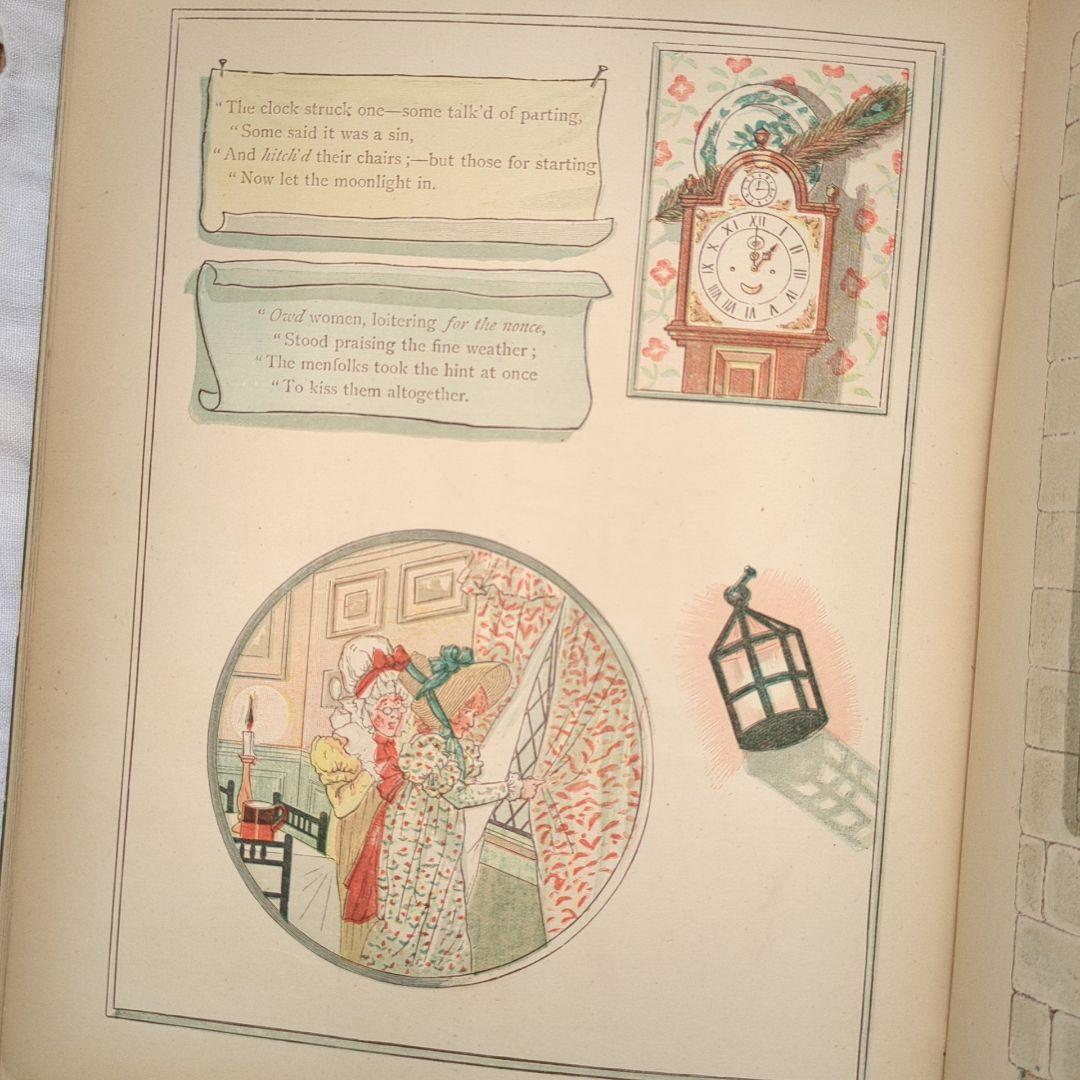 稀少1882アンティーク絵本 児童書 洋書古書 ヴンテージ ヴィクトリアン