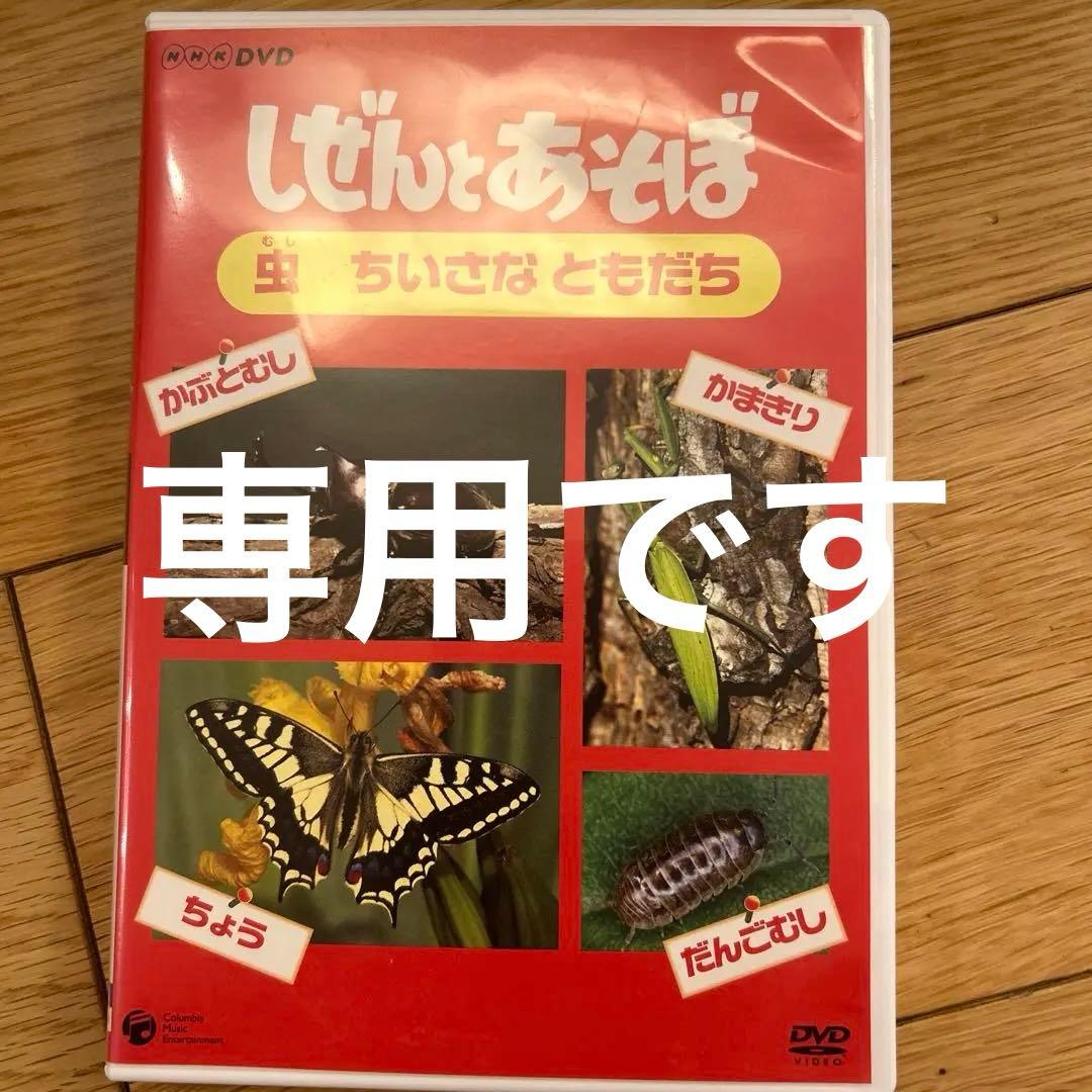 しぜんとあそぼ 虫 ちいさなともだち DVD - メルカリ