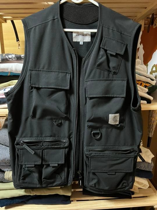 トップス Carhartt ELMWOOD VEST Carhartt WIP Elmwood Vest zip pocket color Green size L Outerwear