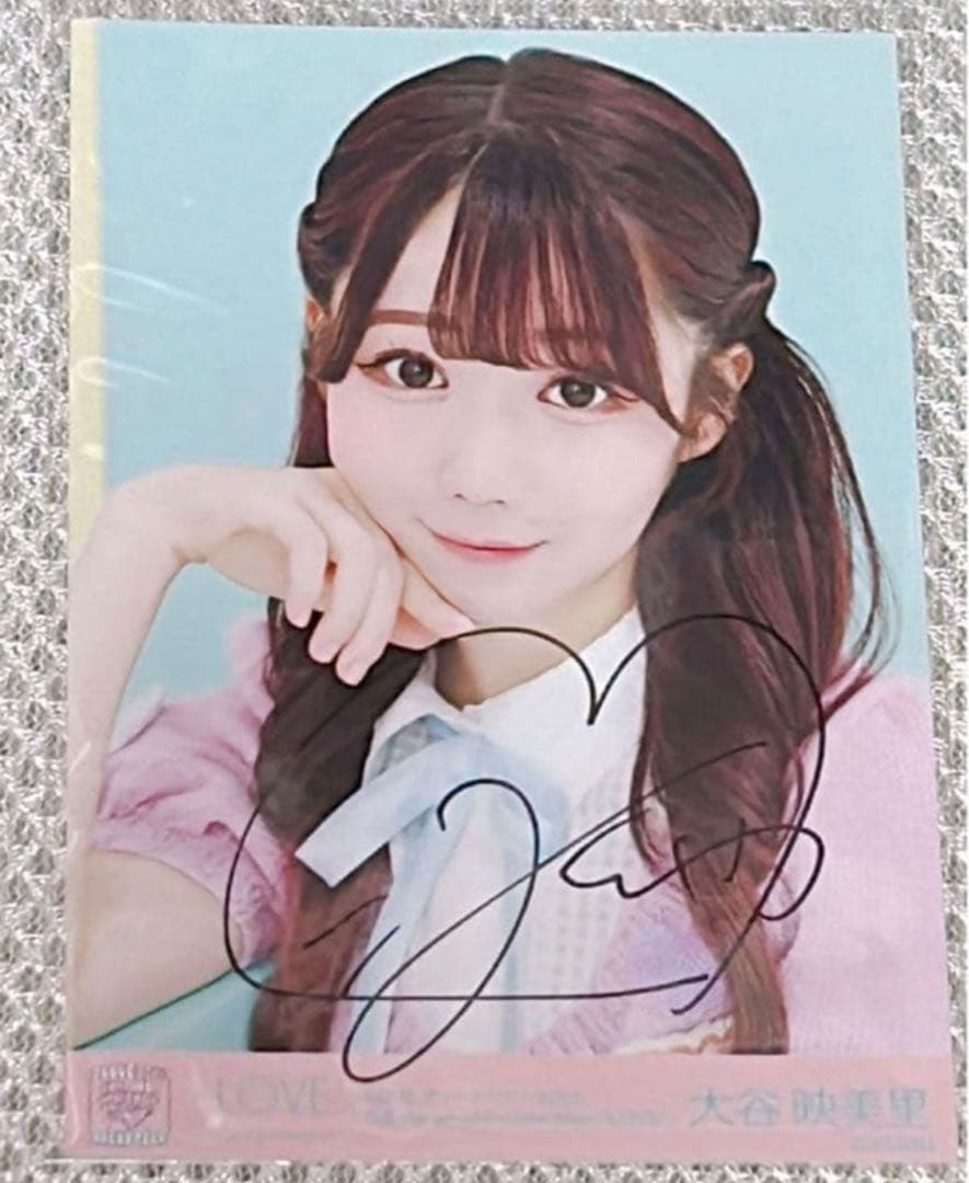 イコラブ 大谷映美里 直筆 生写真 アリーナツアー ニット 衣装 ヨリ