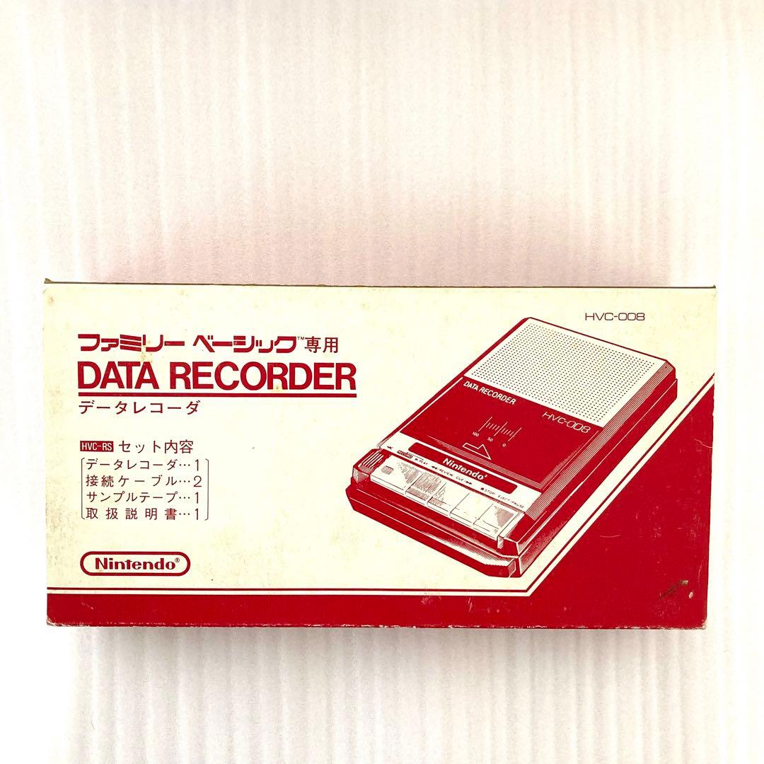 稀少 ファミリーベーシック データレコーダ HVC-008 ファミコン 任天堂