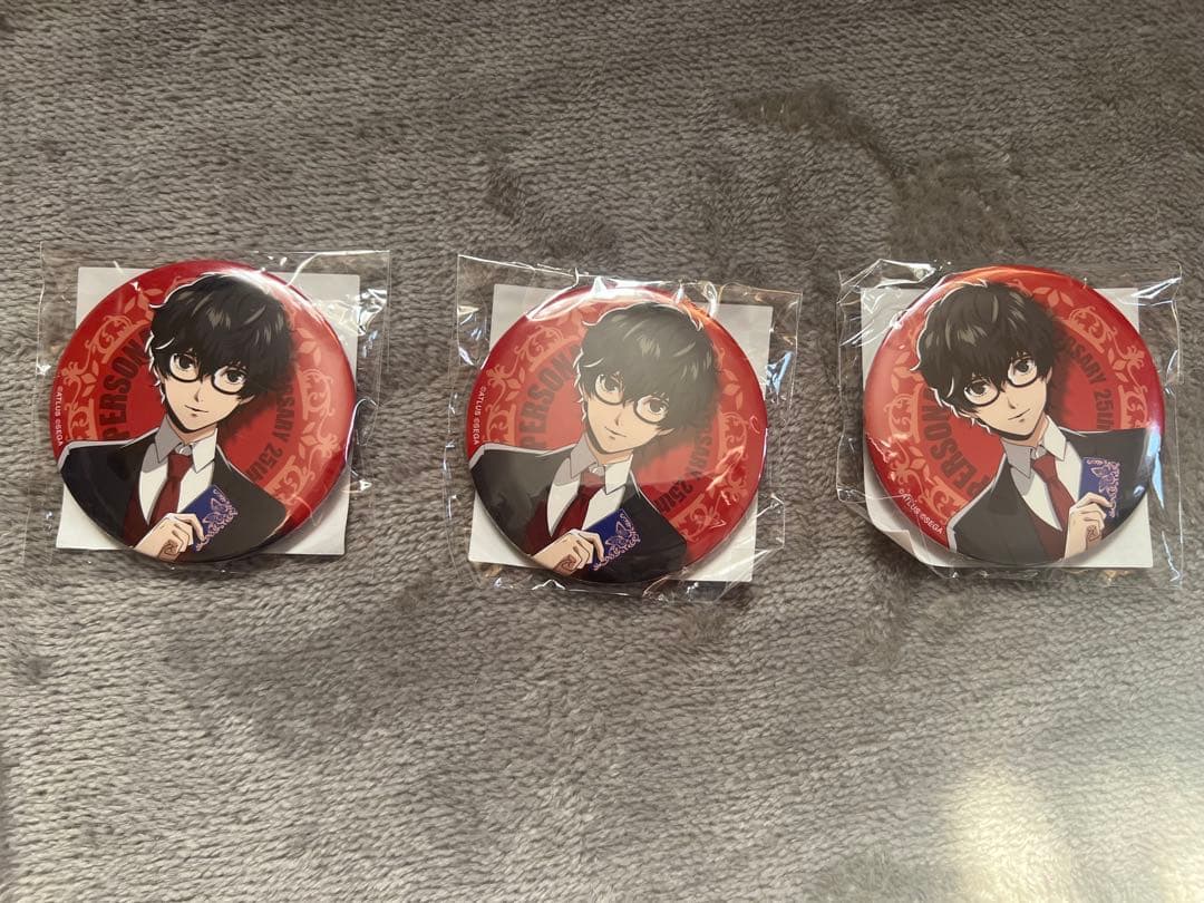 セガラッキーくじ ペルソナ5 缶バッジ