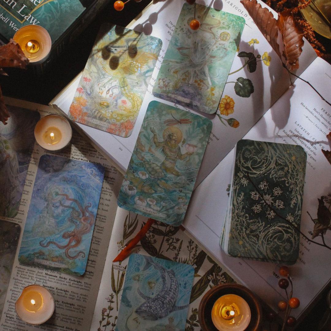 正規品タロットカード】人気作者の繊細なアート作品✨生命力あふれる緑