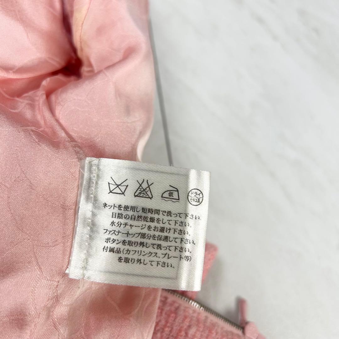 美品 CHANEL 立体 COCO ロゴ ノーカラー ツイードジャケット 38 - メルカリ