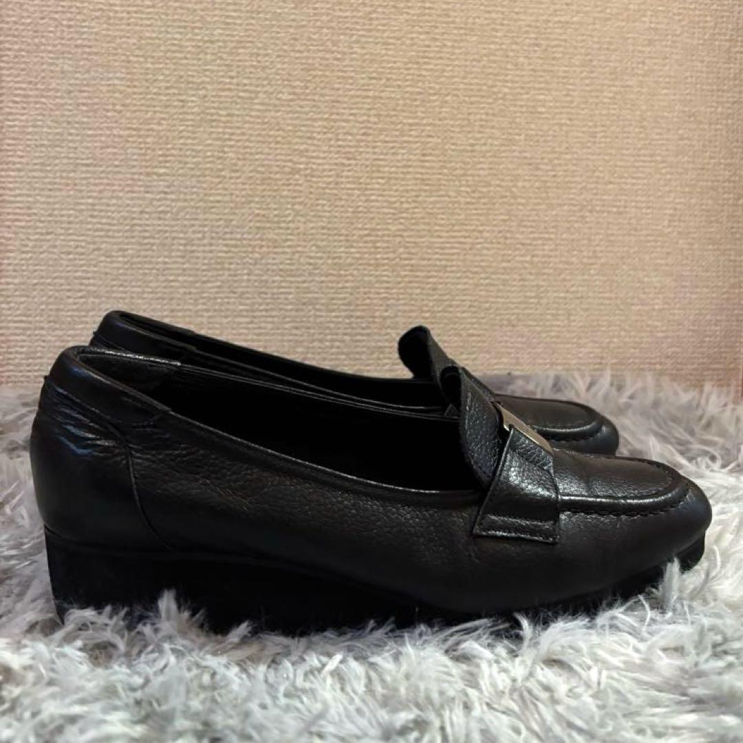 【MIHAMA】雨天兼用ローファー（BWW05R、22.5cm）