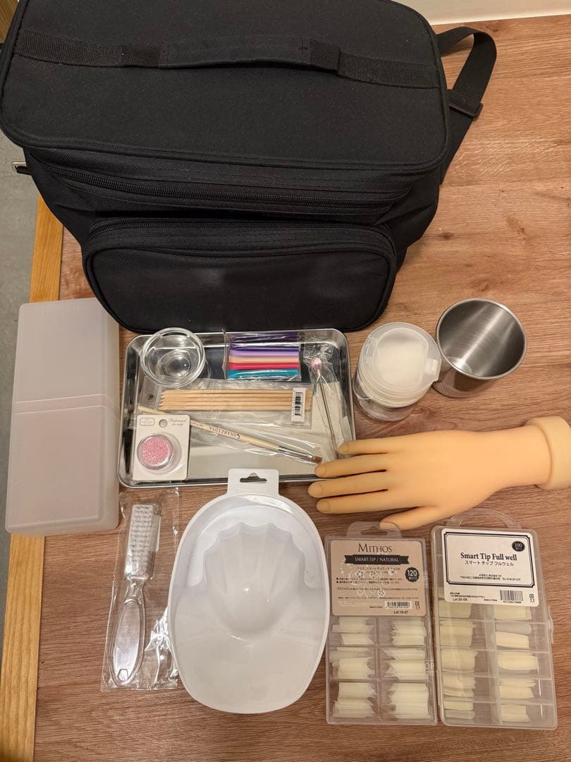 ネイルアートツールセット ネイル スティック クリア アートツール 100本入り ネイルケア ケア