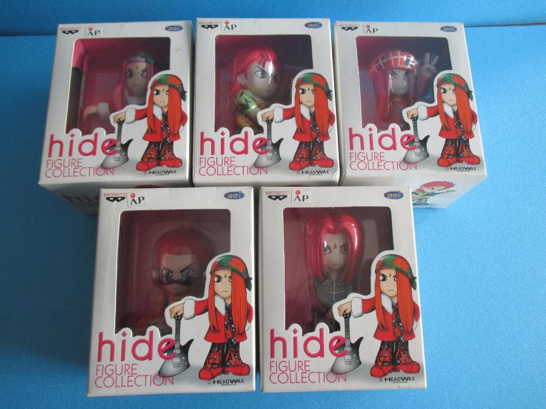 XJAPAN☆hide☆ヒデ hide◎ヒデフィギュアコレクション全5種◎未開封