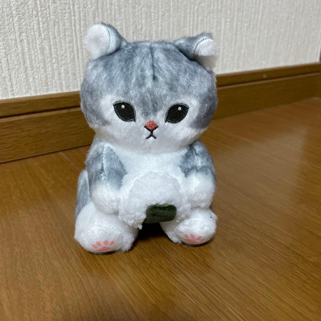 mofusand ねこ グレー ぬいぐるみ 猫 - メルカリ