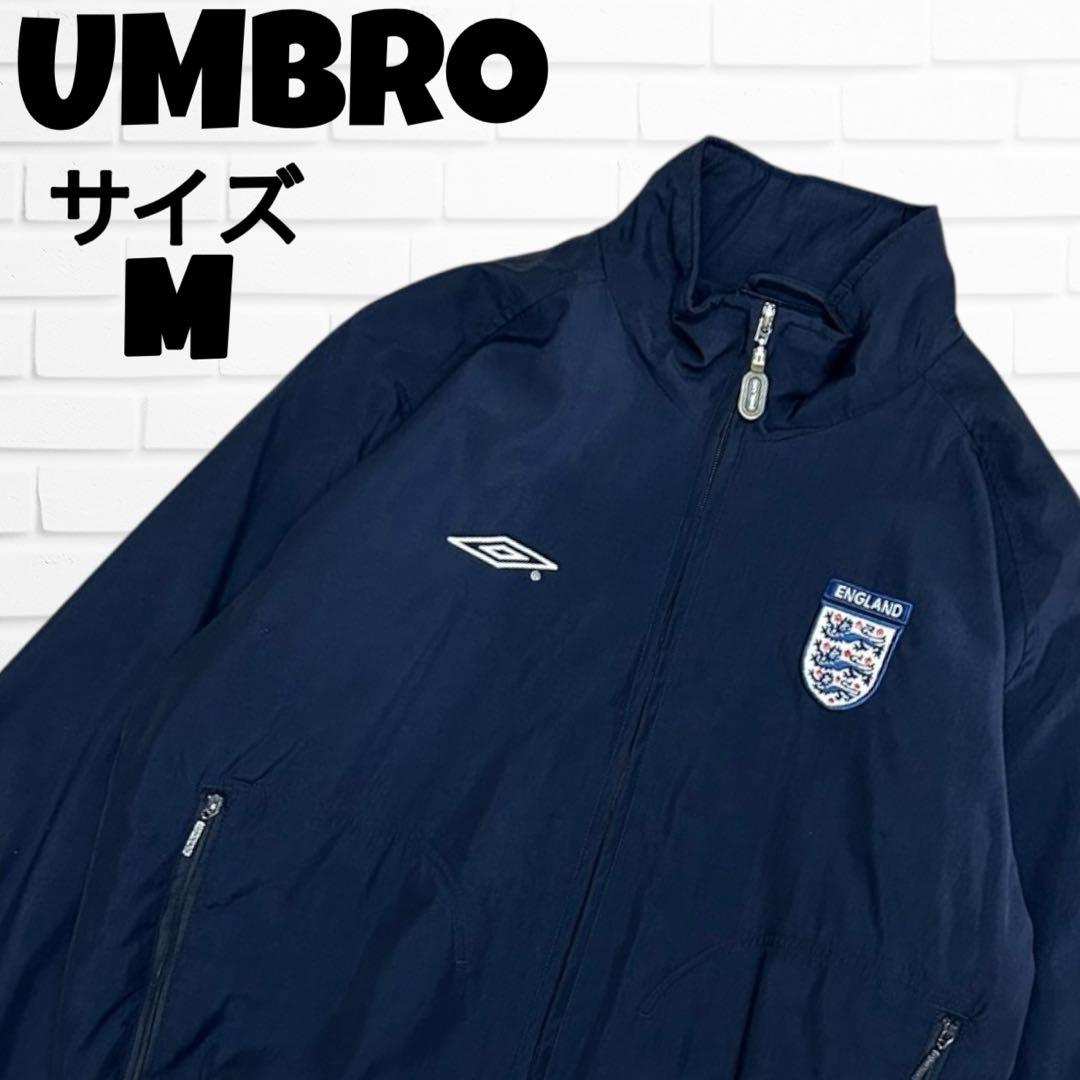 アンブロ(S)トラックジャケット サッカー イングランド代表 90年代 UMBRO アンブロ サッカー イングランド代表 ナイロン×ジャージ