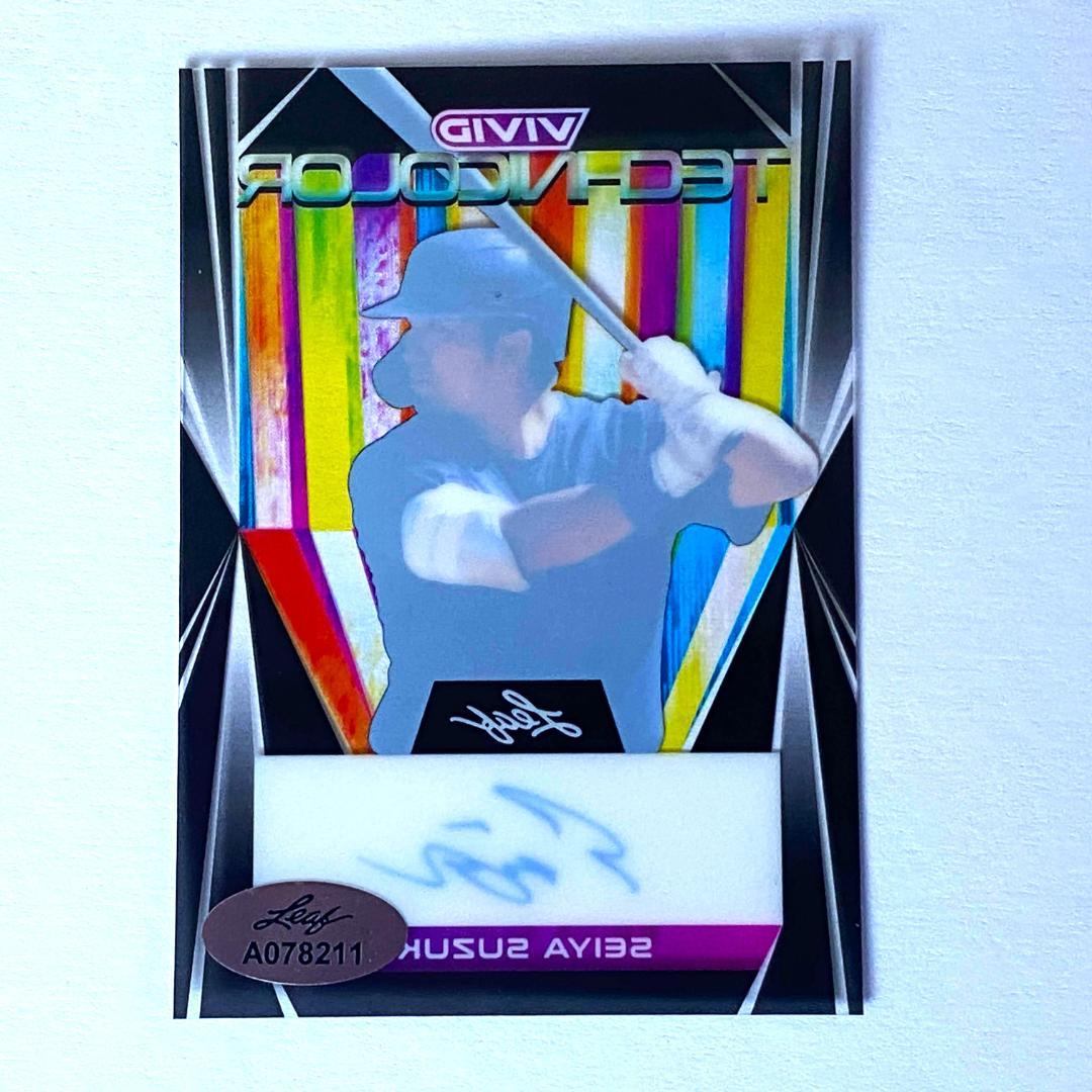 世界で1枚】鈴木誠也☆MLBシカゴ・カブス☆直筆サインカード - メルカリ