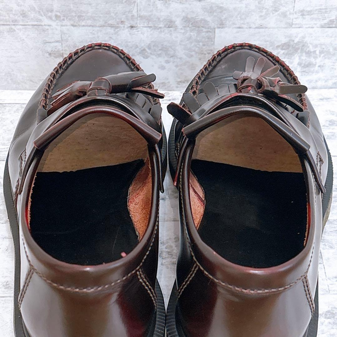 ドクターマーチン エイドリアン タッセルローファー UK6 チェリー