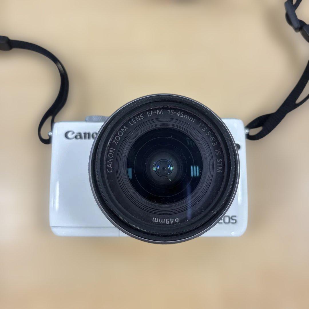 Canon EOS M10 ホワイト EF-M 15-45mm camerart-shop_canon-eos-m10-wtr-w