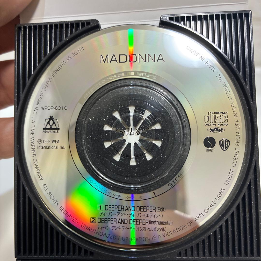 希少　マドンナ/ディーパー・アンド・ディーパー　8cmCD　WPDP-6316