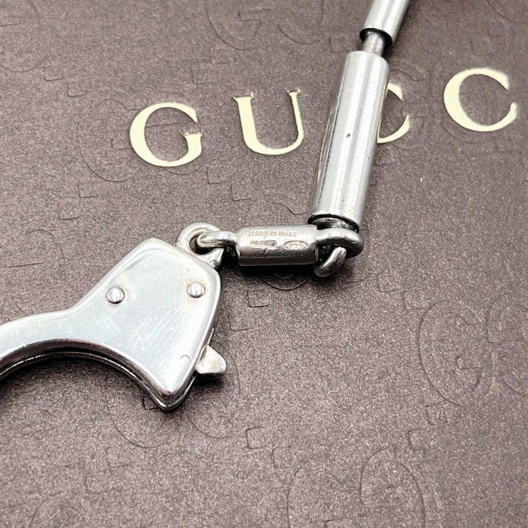 幻級の逸品】GUCCI トムフォード期 手錠 キーリング SV925 シルバー