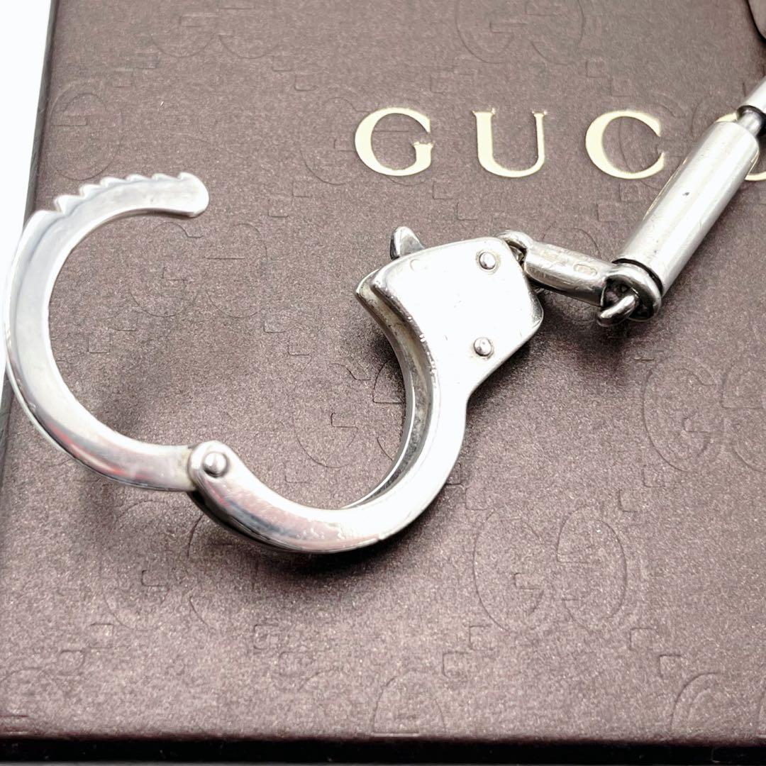 幻級の逸品】GUCCI トムフォード期 手錠 キーリング SV925 シルバー