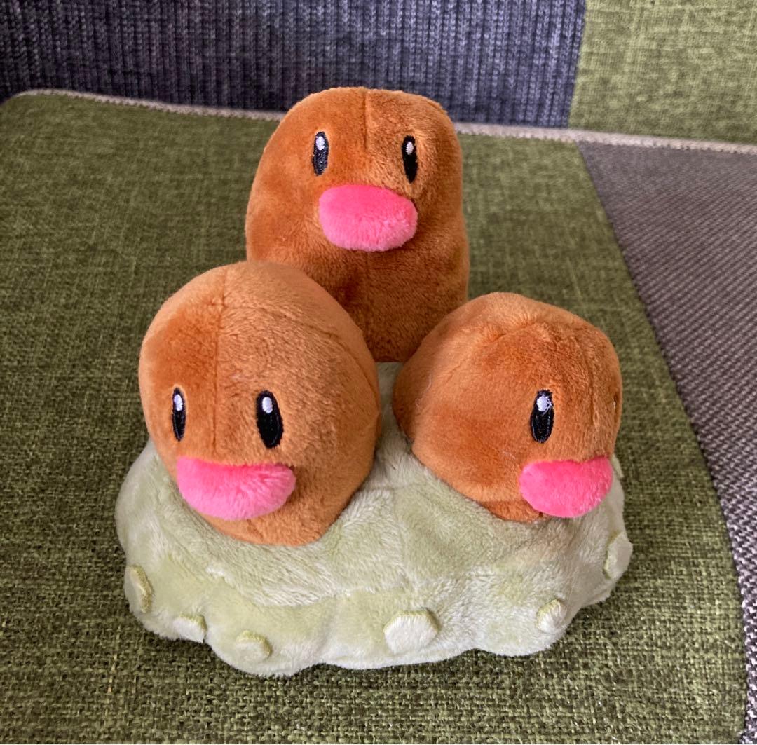 ポケモンセンター ポケモンフィットfit ダグトリオ ぬいぐるみ