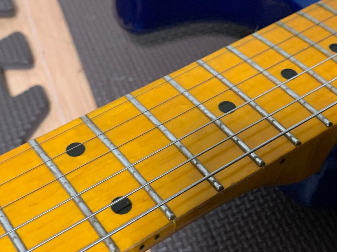 セルダー SELDER ストラト ストラトキャスター メイプル 杢目 青