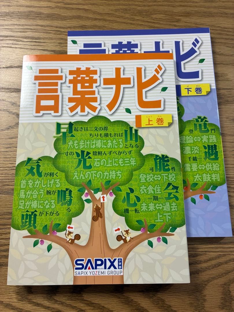 言葉ナビ【未使用品】上下巻セット SAPIX - メルカリ
