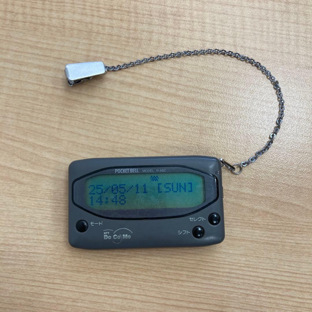 当時物 ポケベル NTTDoCoMo ポケットベル R-ABC レトロ - メルカリ