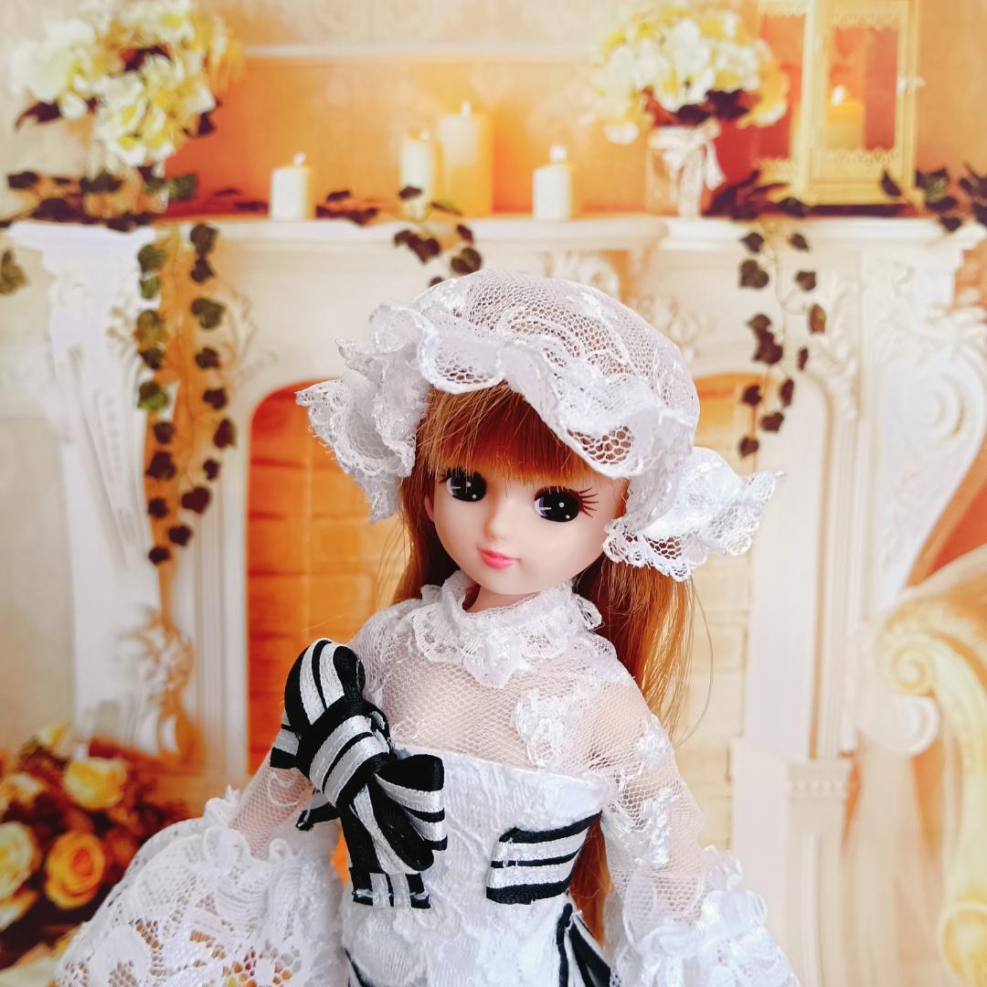 みい様専用 リカちゃんサイズ マーメイドライン ドールドレス4点セット