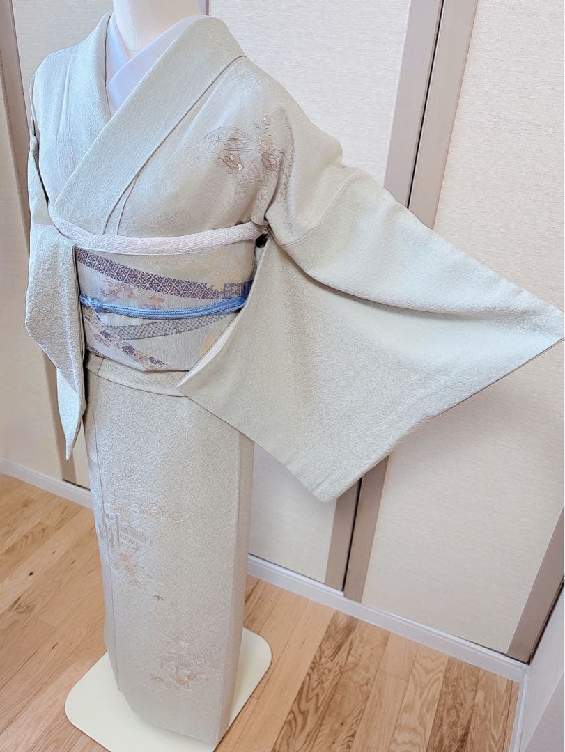 美品 訪問着 フルセット 裄67 スワトウ 卒業式 入学式 結婚式 M S 袋帯