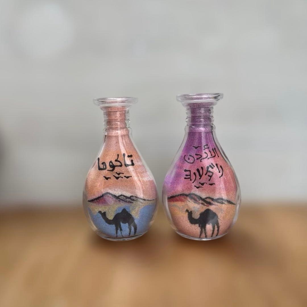 大阪万博ヨルダン　サンドアート　２個セット ヨルダン サンドアート 砂アート 大阪万博 関西万博 EXPO2025 限定