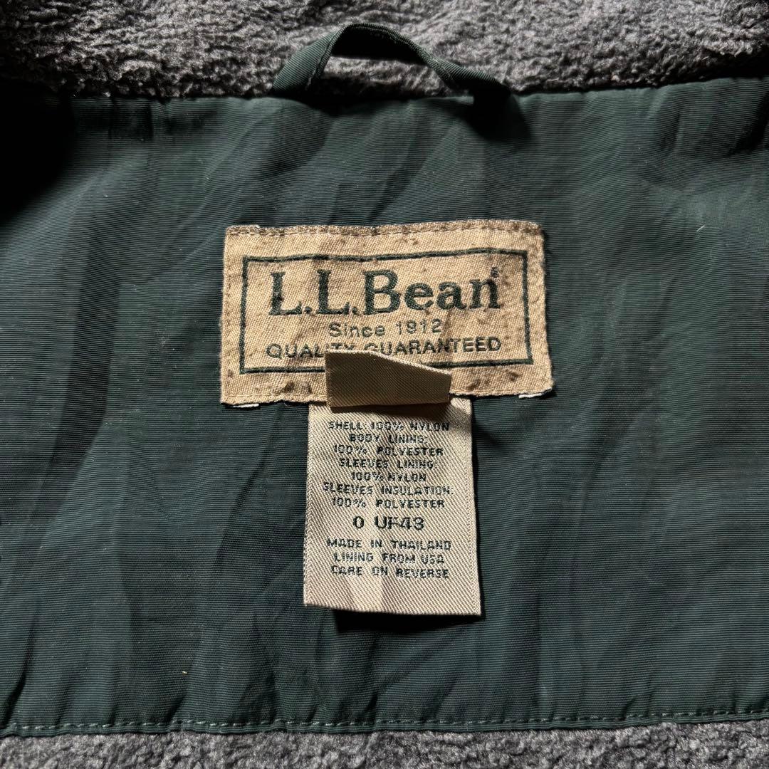 L.L.Bean エルエルビーンウォームアップジャケットグリーンフリース古着XL