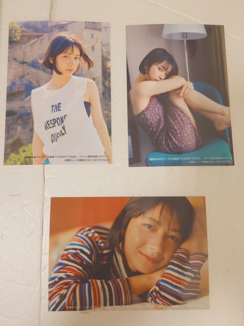 直筆サイン入りポストカード等6点】藤﨑ゆみあ写真集FUJISAKI YUMIA