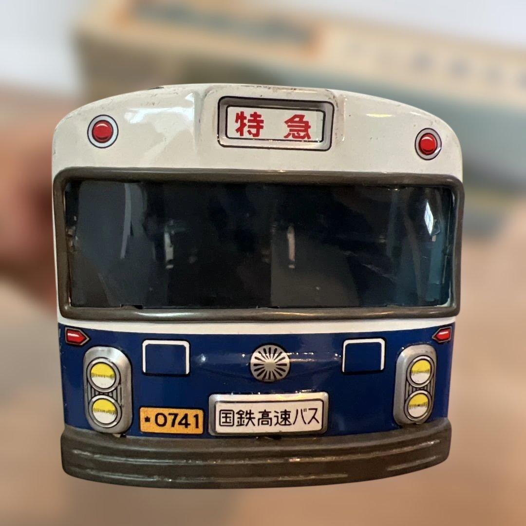 DAIYA ブリキのおもちゃ 東名高速バス