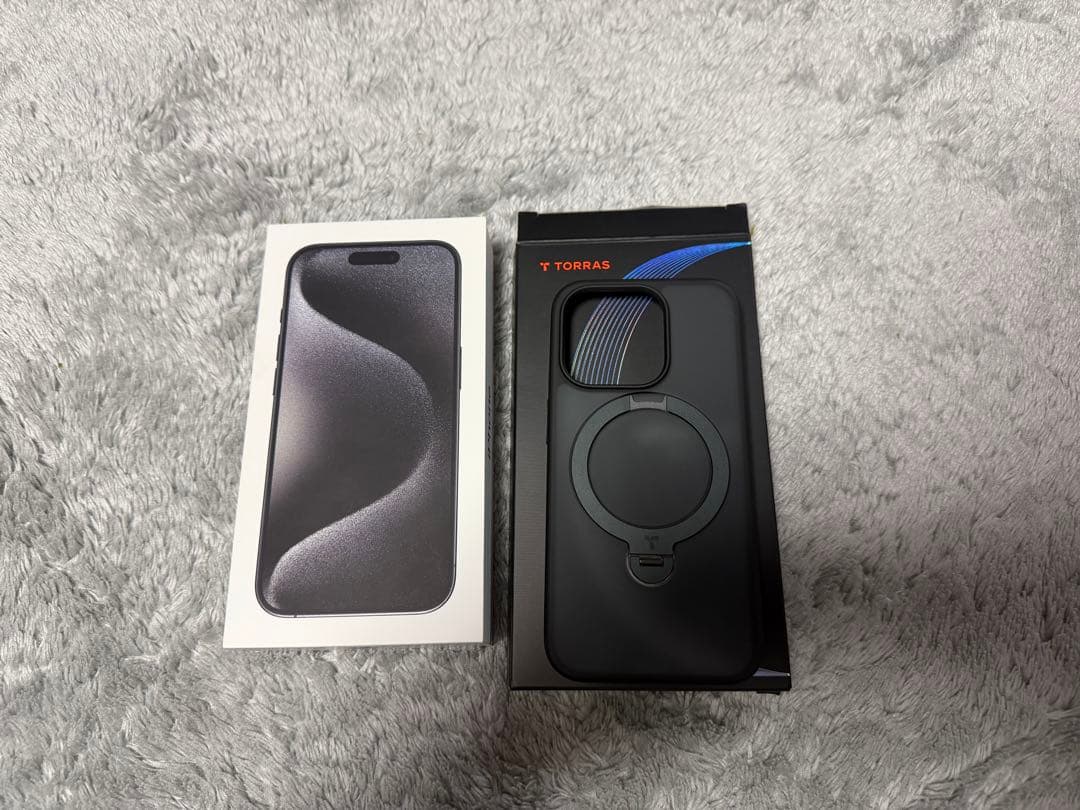 【美品】iPhone15Pro ブラックチタニウム　256GB Apple iPhone 15 Pro 256GB ブラック チタニウム SIMフリー (整備済み