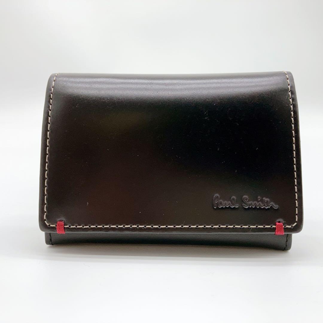 【美品】Paul Smith コードバン　名刺入れ　ブラック　総革仕上げ　最上位 コードバン 名刺入れ（553429P083） | Paul Smith (Men