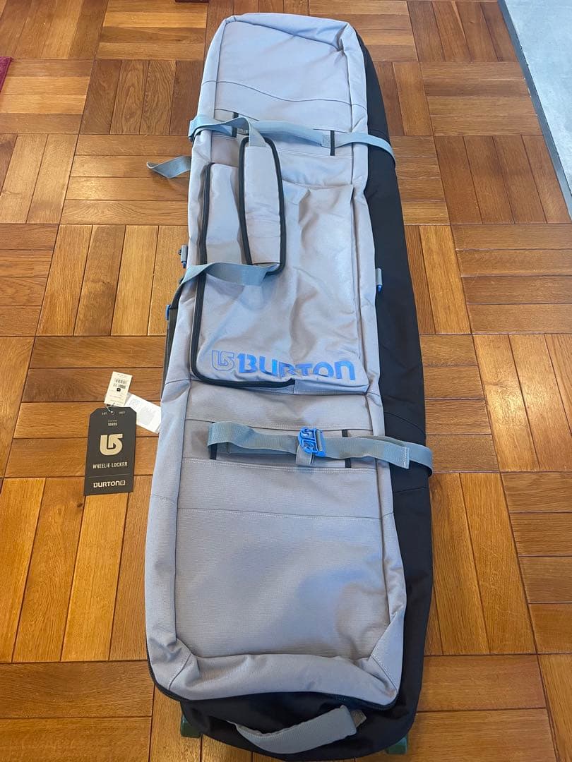 Burton ボードケース 156cmホイール付き グレー/ブラック美中古 BURTON（バートン） ラスト1点 156cm ボードケース BURTON Gig Bag
