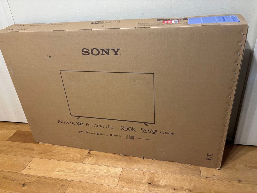 SONY BRAVIA X90K 55V型 Full Array LED Sony 55” BRAVIA XR X90K 4K HDR LED Smart Google TV - 2022 Model
