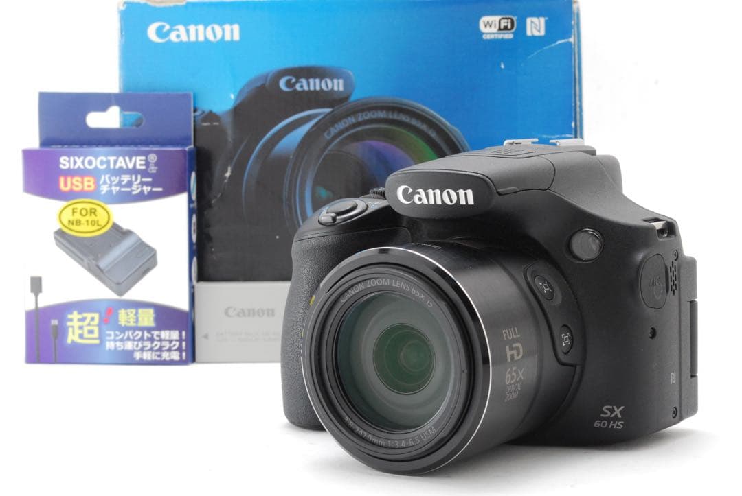 ✨極美品✨キャノン Powershot SX60 HS❤超高倍率ズーム搭載！ ズーム性能世界最高クラスの「PowerShot SX60 HS」で遊ぶ♪ - ケータイ