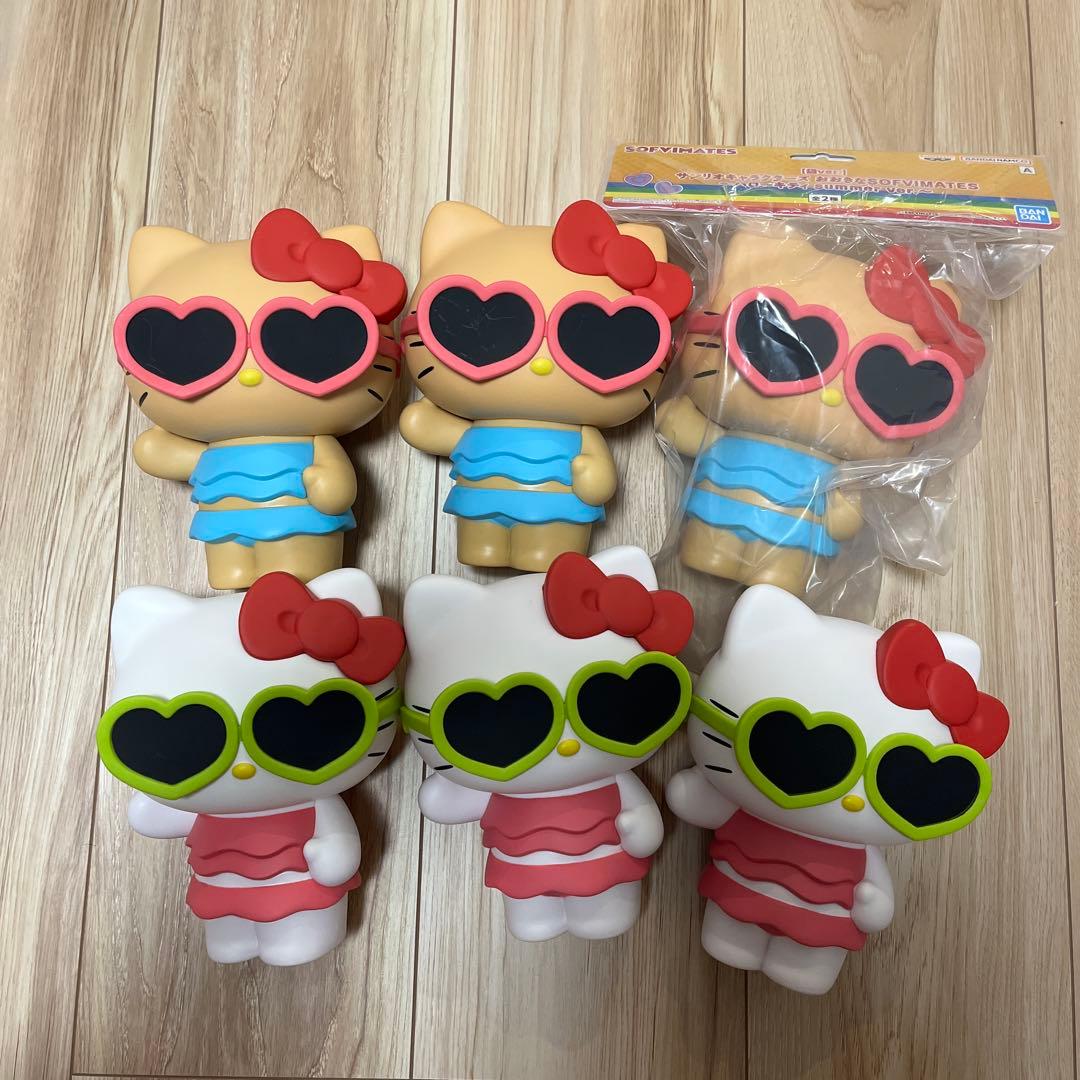 おおきなSOFVIMATES ハローキティ summer ver. 6体セット - メルカリ