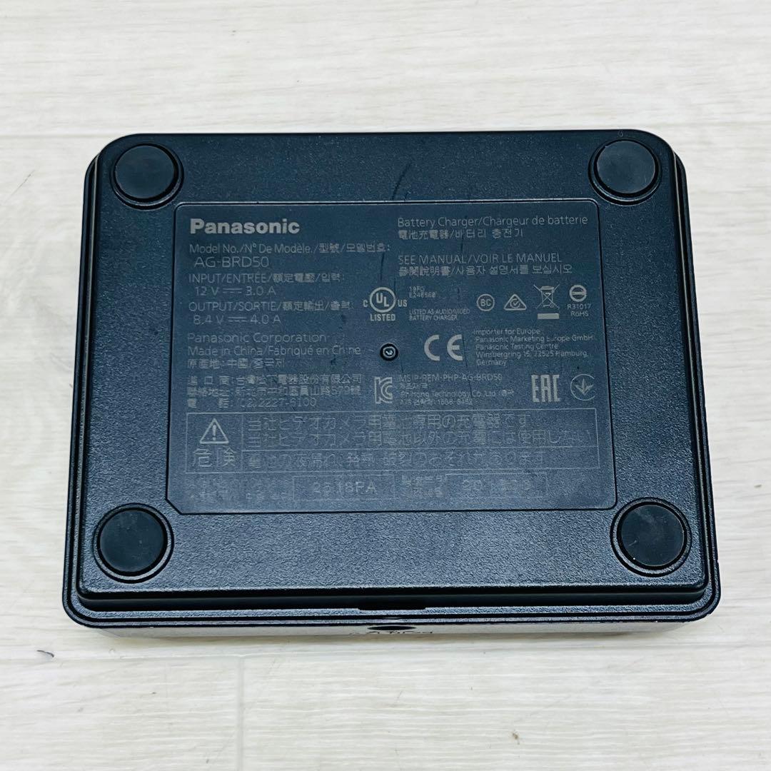Panasonic パナソニック バッテリーチャージャー AG-BRD50 - メルカリ