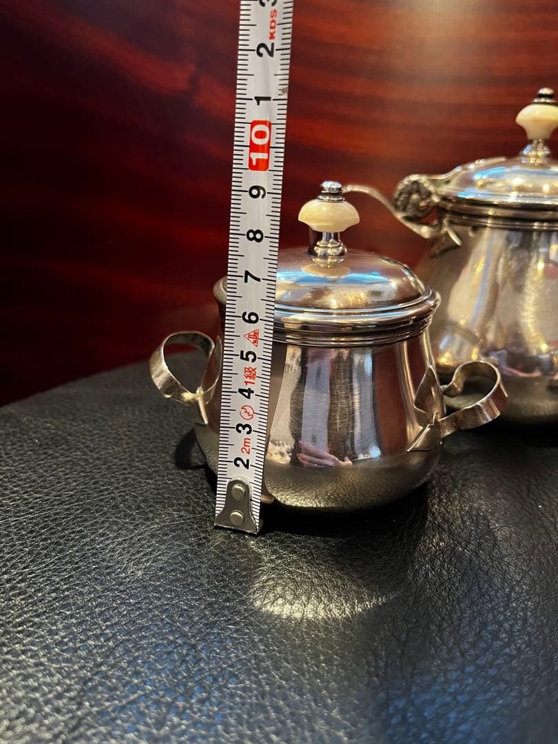 ピュイフォルカ 純銀製 ティーポット 3点セット アンティーク - メルカリ