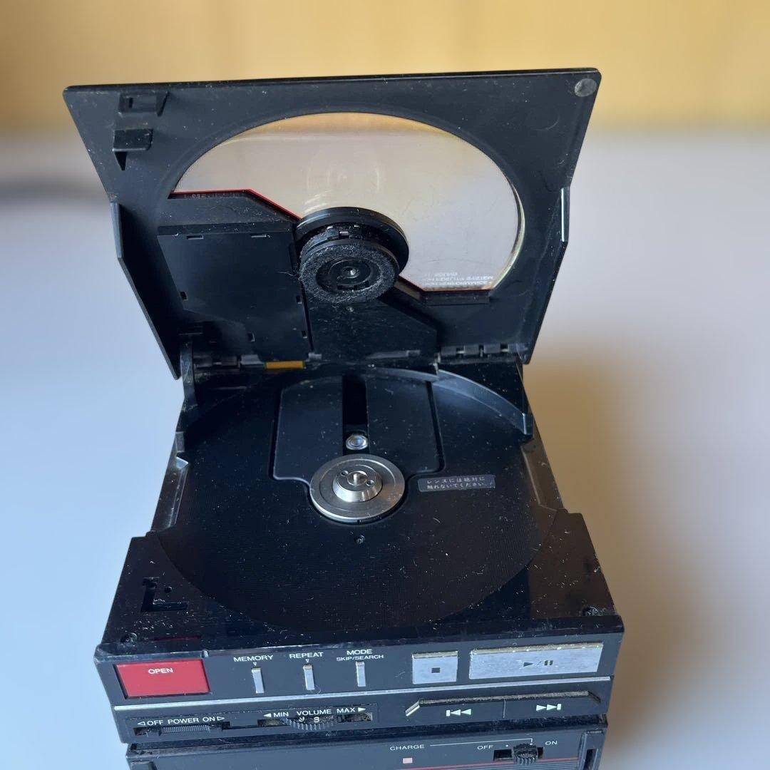 sanyo cdp-10 コンパクト CDプレーヤー 通電確認のみ ジャンク扱い